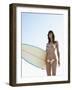 Young Woman Surfing-Ant Strack-Framed Photographic Print