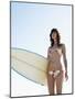 Young Woman Surfing-Ant Strack-Mounted Photographic Print