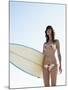 Young Woman Surfing-Ant Strack-Mounted Photographic Print