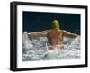 Young Woman Swimming the Butterfly Stroke in a Swimming Pool, Bainbridge Island, Washington, USA-null-Framed Photographic Print