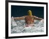 Young Woman Swimming the Butterfly Stroke in a Swimming Pool, Bainbridge Island, Washington, USA-null-Framed Photographic Print