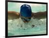 Young Woman Swimming the Butterfly Stroke in a Swimming Pool, Bainbridge Island, Washington, USA-null-Framed Photographic Print