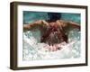 Young Woman Swimming the Butterfly Stroke in a Swimming Pool, Bainbridge Island, Washington, USA-null-Framed Photographic Print