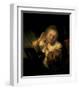 Young Woman Trying Earrings, 1654-Rembrandt van Rijn-Framed Art Print