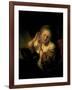 Young Woman Trying Earrings, 1654-Rembrandt van Rijn-Framed Art Print