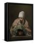 Young Woman Warming Her Hands, 1646-Caesar Boëtius van Everdingen-Framed Stretched Canvas