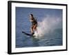 Young Woman Waterskiing-null-Framed Photographic Print