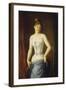 Young Woman Wearing Corset-Mór Than-Framed Giclee Print