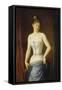 Young Woman Wearing Corset-Mór Than-Framed Stretched Canvas