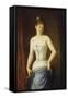 Young Woman Wearing Corset-Mór Than-Framed Stretched Canvas