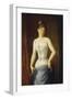 Young Woman Wearing Corset-Mór Than-Framed Giclee Print