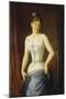 Young Woman Wearing Corset-Mór Than-Mounted Giclee Print