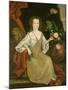 Young Woman with a Butterfly, c.1710-American School-Mounted Giclee Print