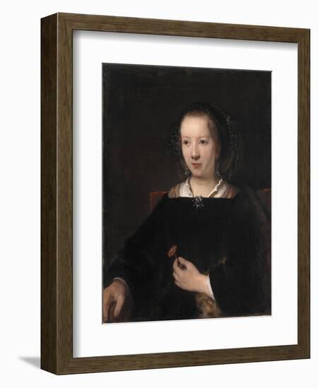 Young Woman with a Carnation, 1656-Willem Drost-Framed Giclee Print