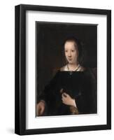 Young Woman with a Carnation, 1656-Willem Drost-Framed Giclee Print