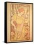 Young Woman with a Lute-Paul Berthon-Framed Stretched Canvas