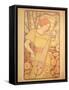 Young Woman with a Lute-Paul Berthon-Framed Stretched Canvas