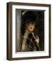 Young Woman with a Veil-Pierre-Auguste Renoir-Framed Art Print