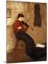 Young Woman with a Violin-Gwen John-Mounted Giclee Print