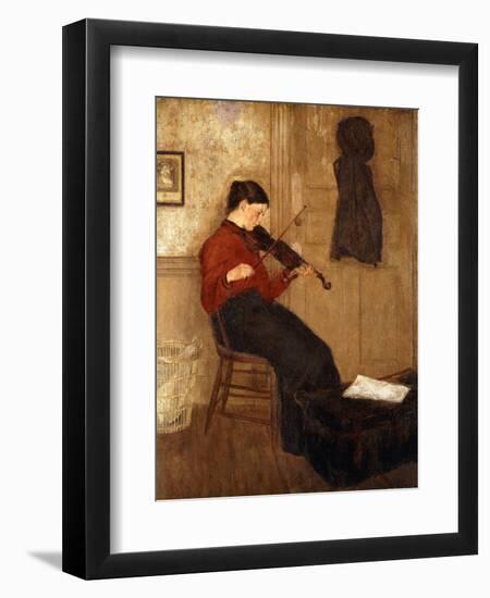 Young Woman with a Violin-Gwen John-Framed Giclee Print