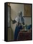 Young Woman with a Water Jug, c.1662-Johannes Vermeer-Framed Stretched Canvas