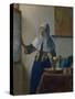 Young Woman with a Water Jug, c.1662-Johannes Vermeer-Stretched Canvas