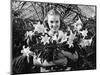 Young Woman with Arms Full of Easter Lillies-Philip Gendreau-Mounted Photographic Print