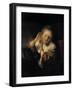 Young Woman with Earrings, 1657, by Rembrandt Harmenszoon van Rijn (1606-1669)-Rembrandt van Rijn-Framed Giclee Print