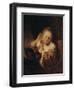 Young Woman with Earrings, 1657-Rembrandt van Rijn-Framed Giclee Print