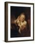 Young Woman with Earrings, 1657-Rembrandt van Rijn-Framed Giclee Print