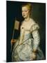 Young woman with fan (after Titian), around 1612-14. Canvas, 96 x 73 cm Inv. 531.-Peter Paul Rubens-Mounted Giclee Print