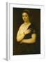 Young Woman with Fur, circa 1535-Titian (Tiziano Vecelli)-Framed Giclee Print