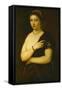 Young Woman with Fur, circa 1535-Titian (Tiziano Vecelli)-Framed Stretched Canvas