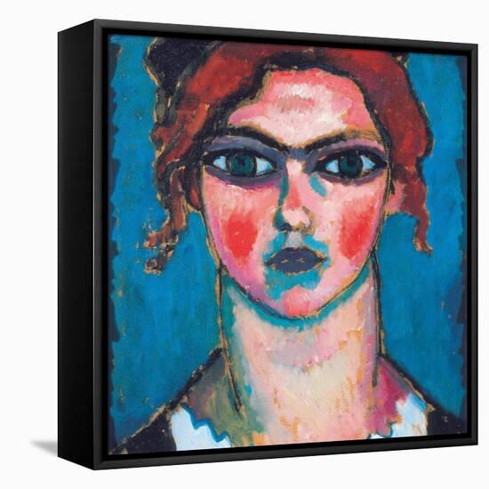 Young Woman with Green Eyes, C.1910-Alexej Von Jawlensky-Framed Stretched Canvas