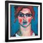 Young Woman with Green Eyes, C.1910-Alexej Von Jawlensky-Framed Giclee Print