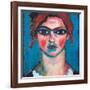 Young Woman with Green Eyes, C.1910-Alexej Von Jawlensky-Framed Giclee Print