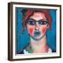 Young Woman with Green Eyes, C.1910-Alexej Von Jawlensky-Framed Giclee Print