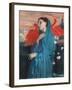 Young Woman with Ibis-Edgar Degas-Framed Giclee Print