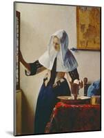Young Woman with Jug of Water at the Window, about 1663-Johannes Vermeer-Mounted Premium Giclee Print