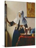 Young Woman with Jug of Water at the Window, about 1663-Johannes Vermeer-Stretched Canvas