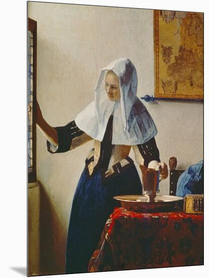 Young Woman with Jug of Water at the Window, about 1663-Johannes Vermeer-Mounted Giclee Print