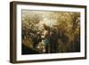 Young Woman with Long Hair Outdoors-Carolina Hernandez-Framed Photographic Print