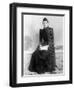 Young Woman with Long Hair Portrait, Ca. 1900-null-Framed Photographic Print