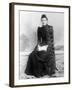 Young Woman with Long Hair Portrait, Ca. 1900-null-Framed Photographic Print