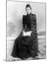 Young Woman with Long Hair Portrait, Ca. 1900-null-Mounted Photographic Print