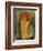 Young Woman with Red Hair Wearing a Collar-Amedeo Modigliani-Framed Giclee Print