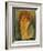 Young Woman with Red Hair Wearing a Collar-Amedeo Modigliani-Framed Giclee Print