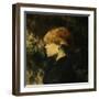 Young Woman With Red Hair-Henri de Toulouse-Lautrec-Framed Premium Giclee Print
