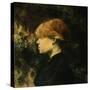 Young Woman With Red Hair-Henri de Toulouse-Lautrec-Stretched Canvas