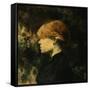 Young Woman With Red Hair-Henri de Toulouse-Lautrec-Framed Stretched Canvas